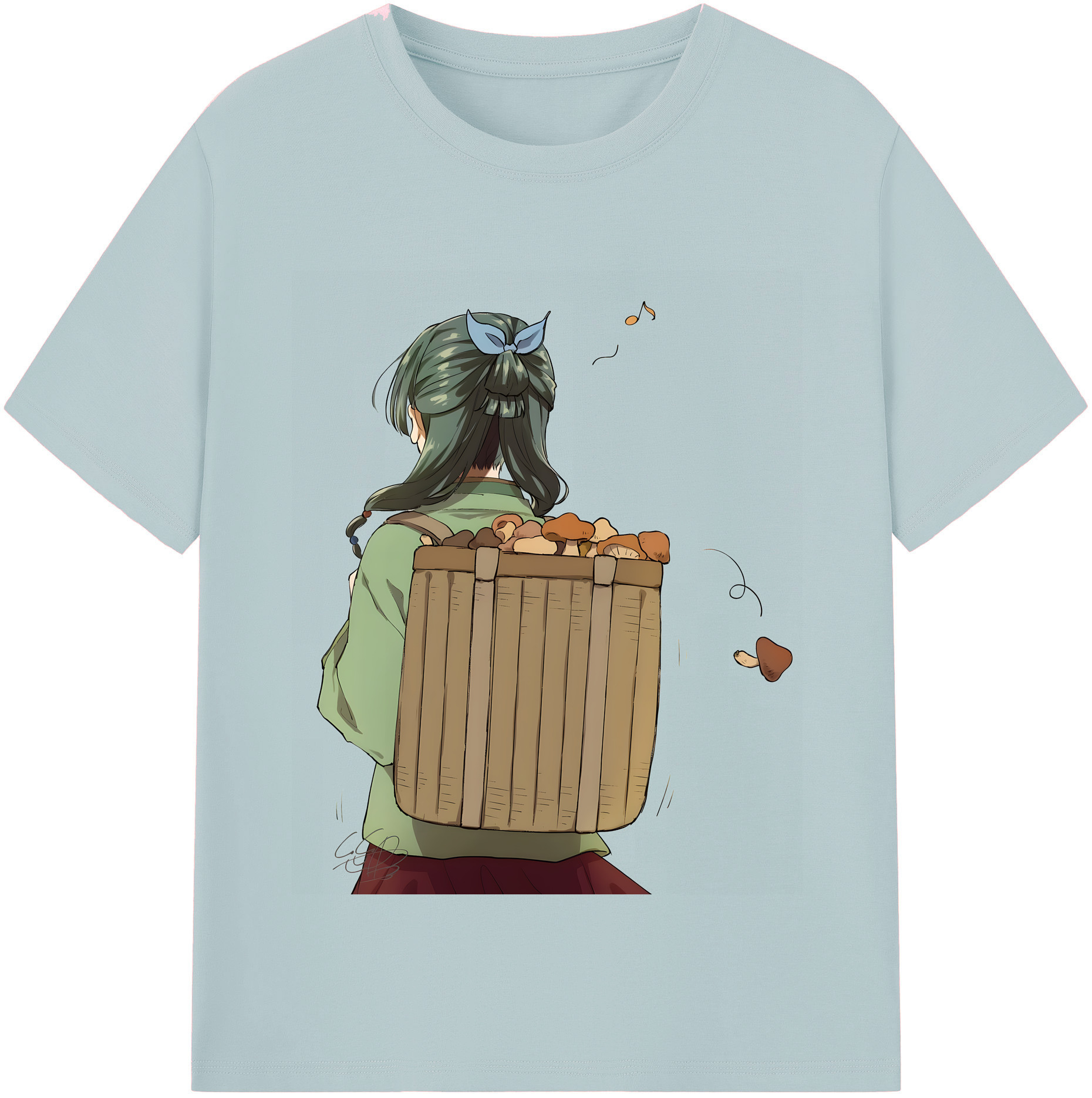 （画像用） 薬屋のひとりごと The Apothecary Diaries 綿100％半袖Tシャツ（フロントプリント）